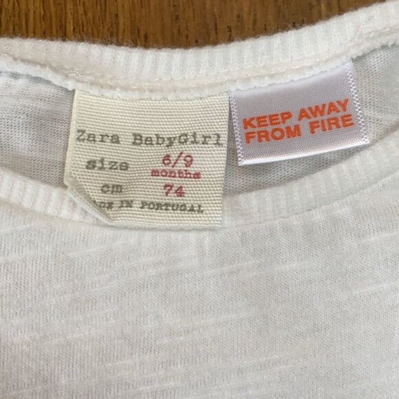 ZARA BabyGirl Glitter Cat T-Shirt Girls 6-9 Mos Every Cat Day Is A Purrrfect Day - Picture 4 of 6
